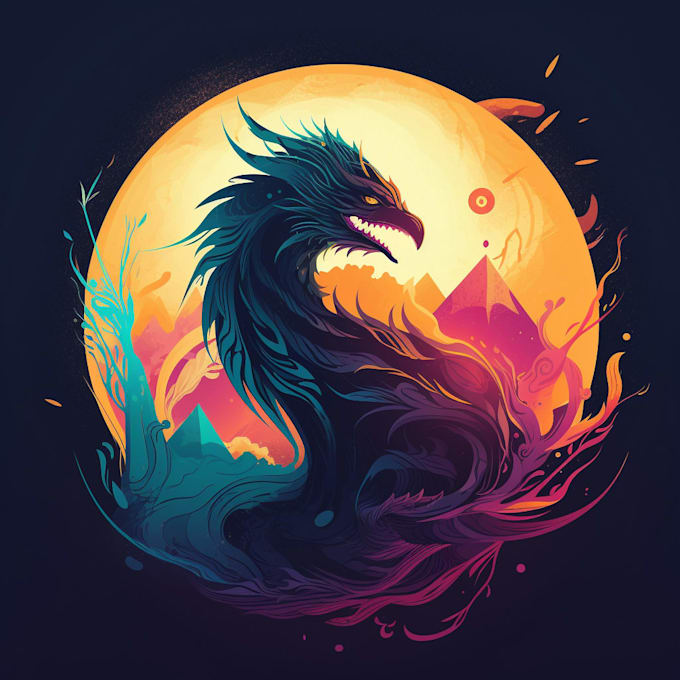 unique and detailed fantasy logo