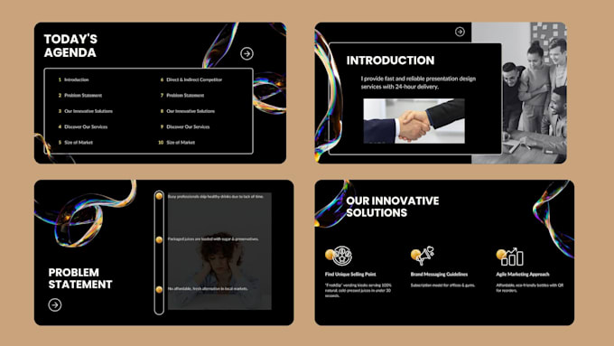 design powerpoint presentation and pitch deck