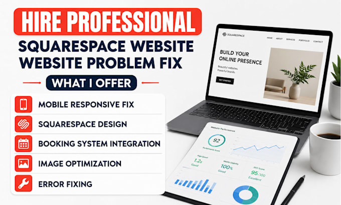migrate fix squarespace errors mobile responsive customize squarespace blog SEO