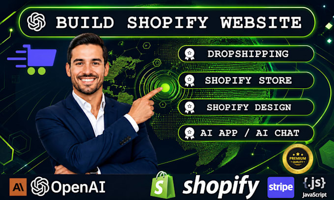 program shopify store or llm ai app for shopify website