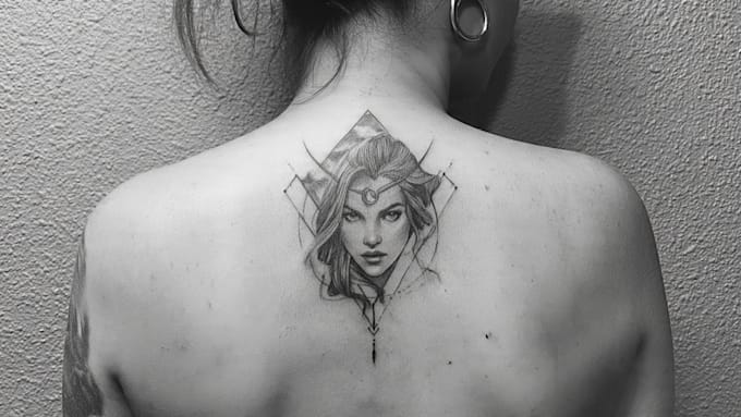 create a minimalist tattoo design for you