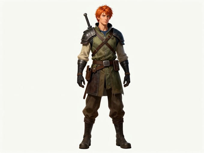 draw a fantasy character illustration