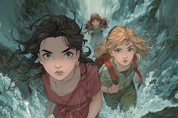 comic book illustration with comic book illustrator