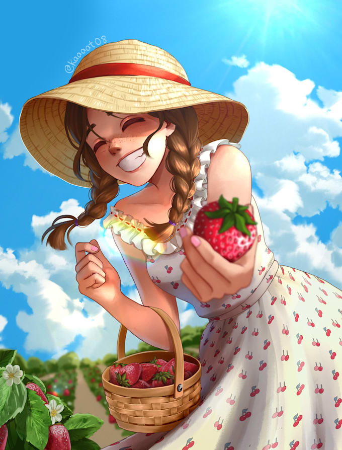 draw semirrealistic style splashart