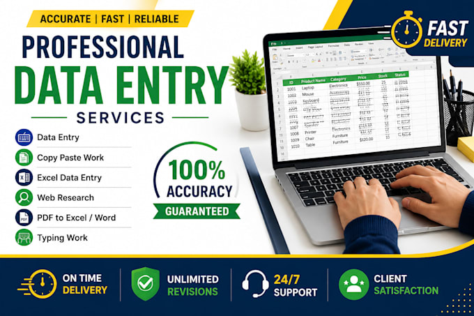 do accurate data entry,copy paste, excel,web research
