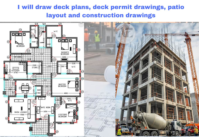 draw deck plans deck permit drawings patio layout and construction drawings
