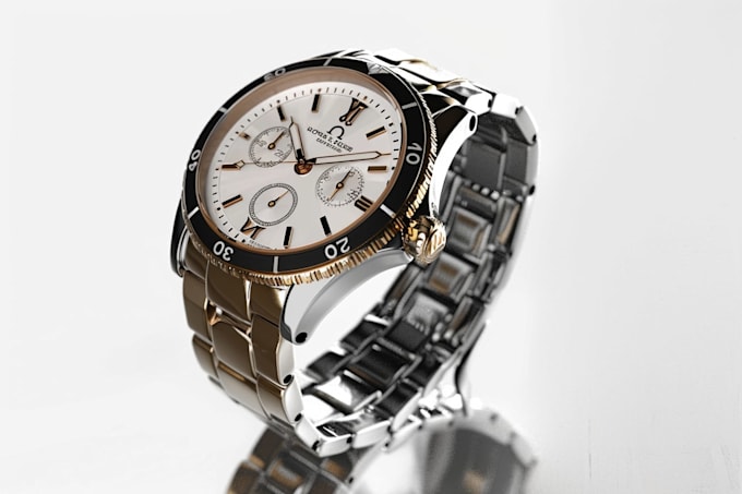 do realistic 2d wrist watch models, luxury watch
