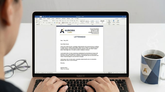 design branded word and canva templates