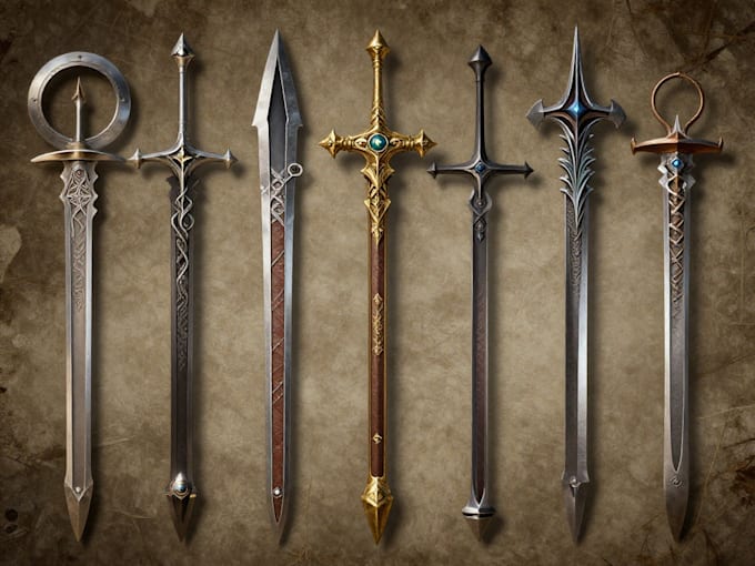 design your fantasy and dnd weapons