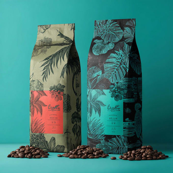 do coffee label, coffee packaging, product packaging design