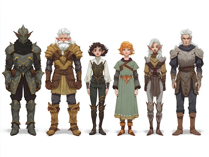 draw your custom dnd character with stunning detail