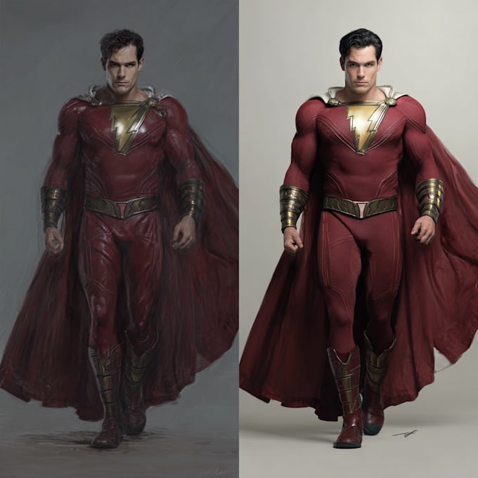 superhero character for comics