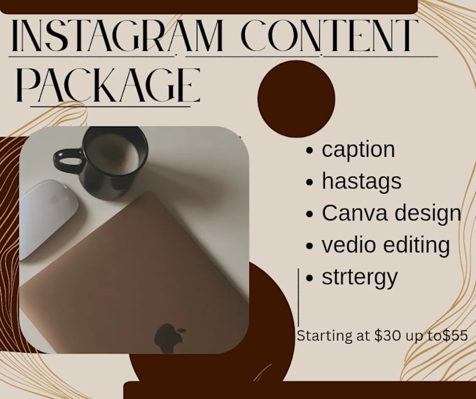 create a complete instagram content package for your brand