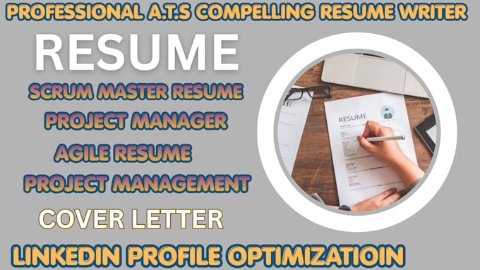 write scrum master project manager and cv, resume writing