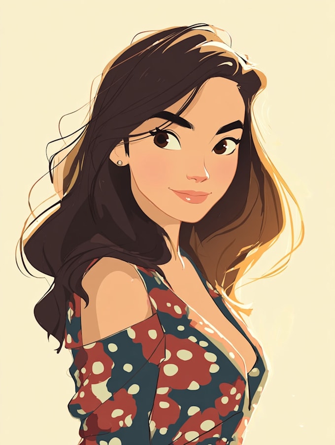 do disney cartoon portrait