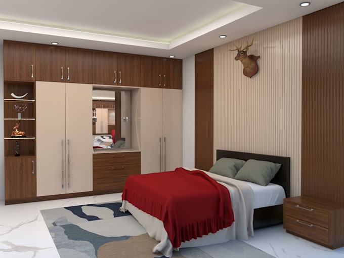do living room interior 3d modeling and realistic rendering