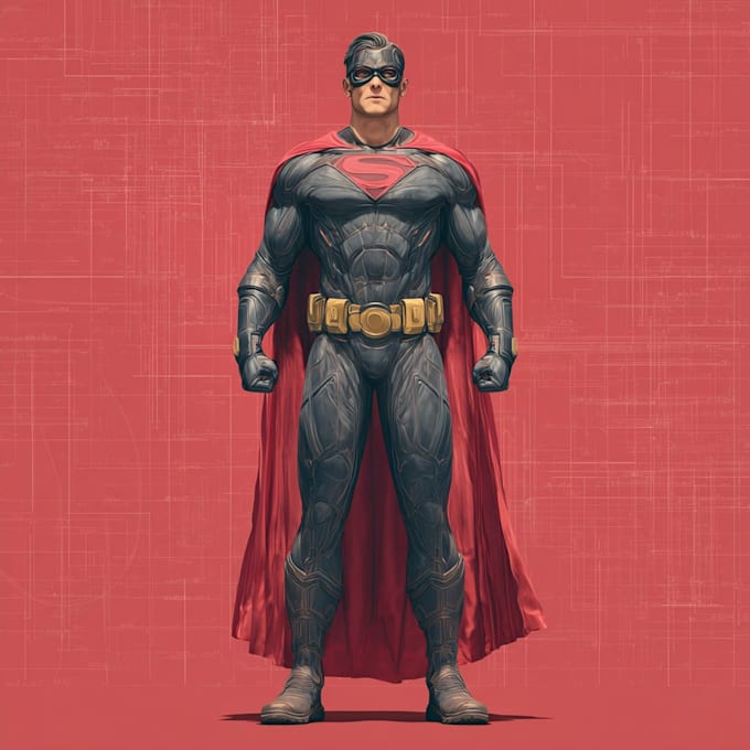create epic superhero comic art and character concepts