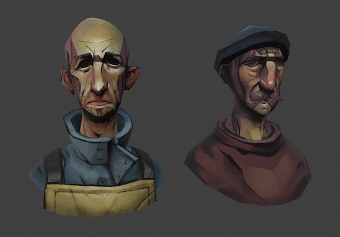 do 3d stylised character for projects and games
