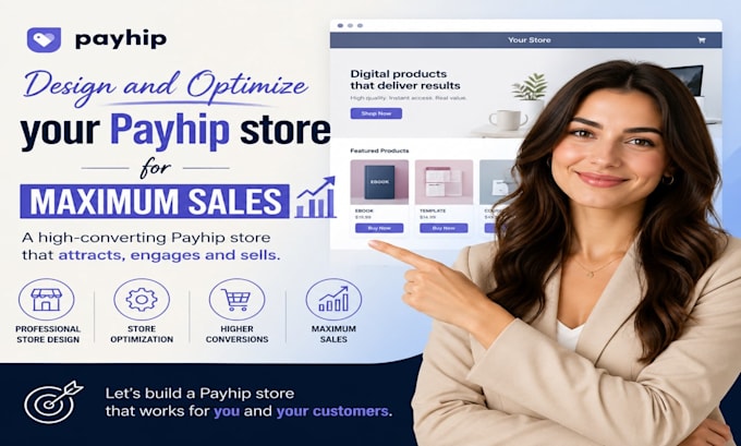 design and optimize your payhip store for maximum sales