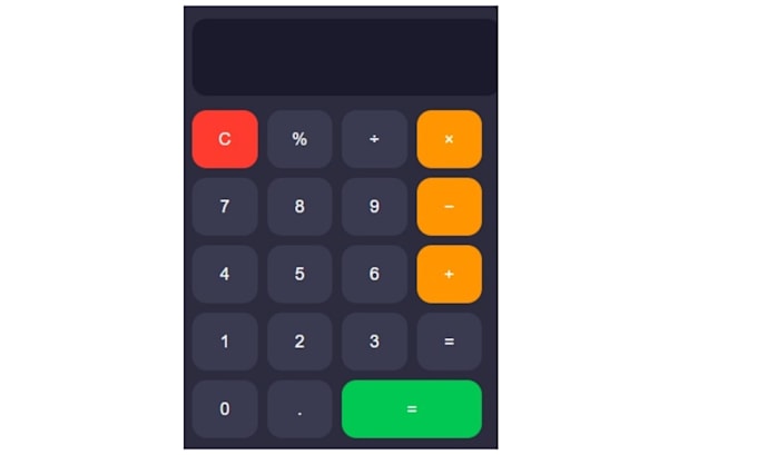 create a modern calculator website