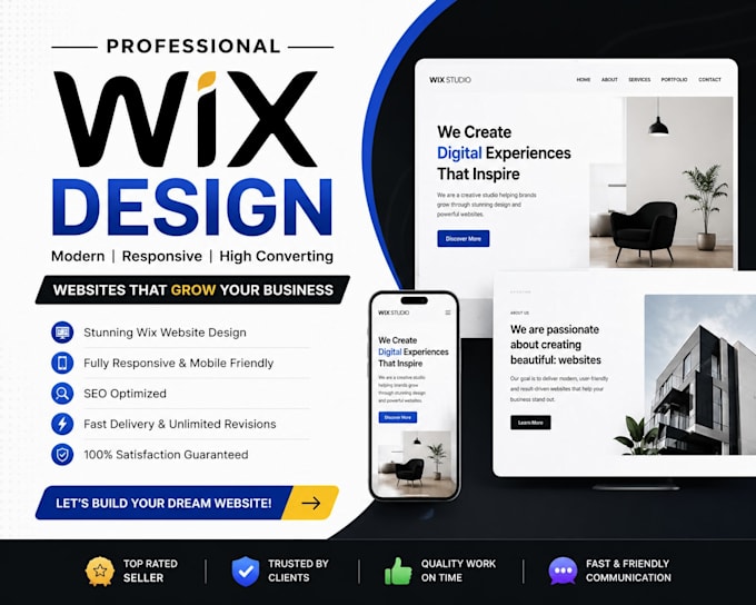 design wix website design and redesign