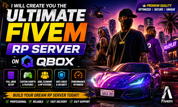 create you the ultimate fivem rp server on qbox