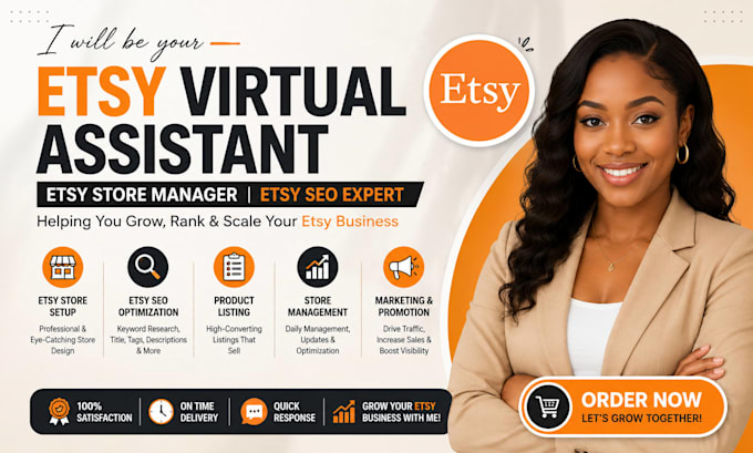 be your etsy virtual assistant etsy store manager etsy SEO