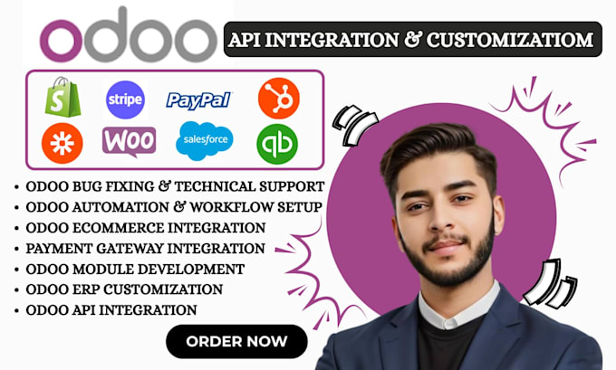 odoo erp website customization API integration ecommerce automation modules odoo