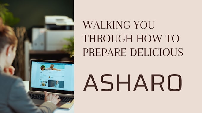 teach you online how to make asharo