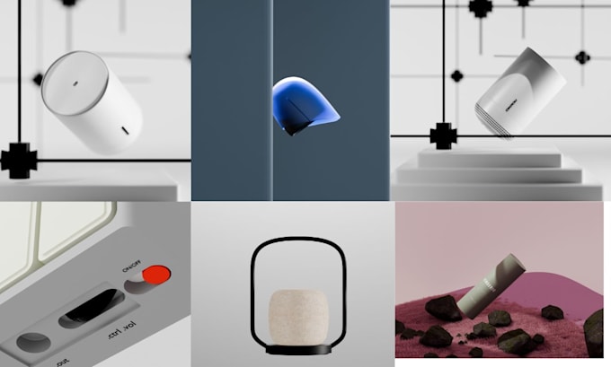 do professional product 3d modeling, rendering and animation in blender quickly