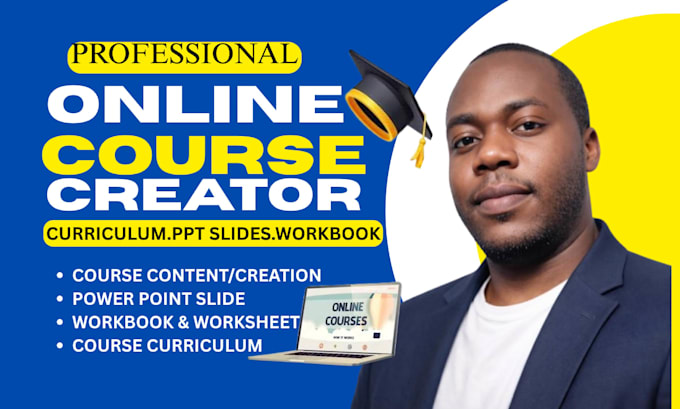 create online course content, curriculum, workbook, powerpoint, ecourse and lms