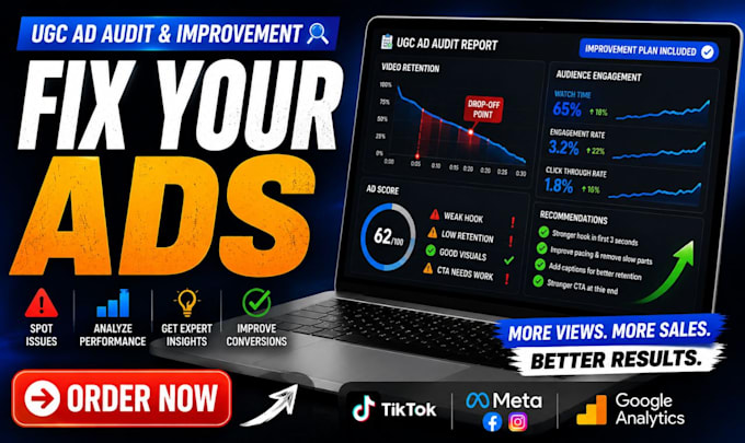 audit your ugc ads and improve conversions for tiktok