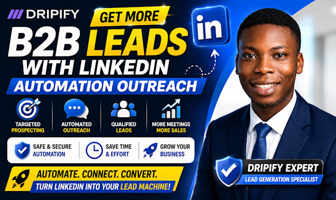 generate b2b leads with dripify linkedin automation outreach