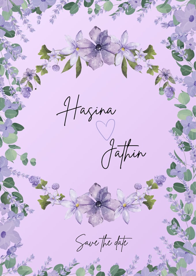 create printable wedding invitation card