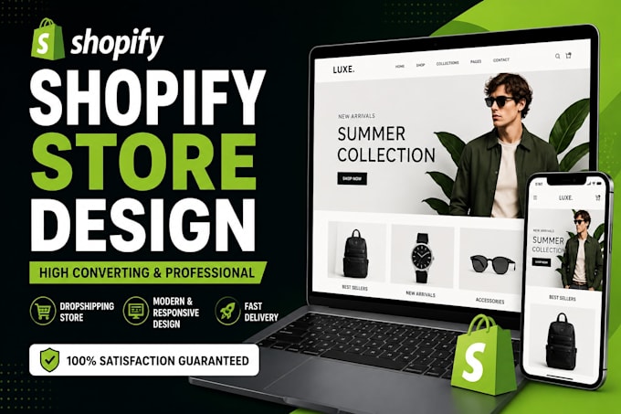 design a high converting shopify store