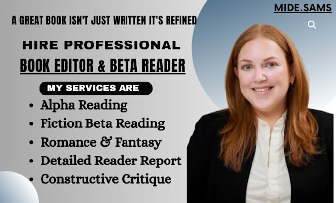 be your beta reader for fantasy and romance