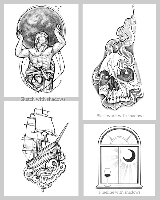 create a professional tattoo design for you