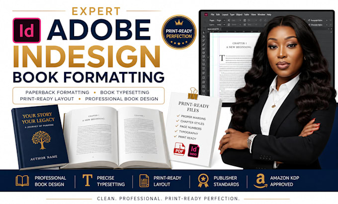 do expert adobe indesign book formatting for a professional look