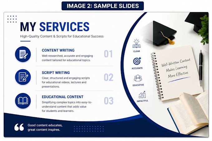 create modern powerpoint presentations and write engaging scripts