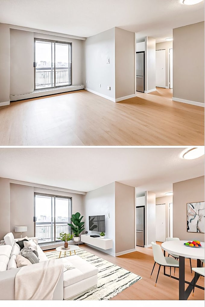 do virtual staging for homes, real estate virtual renovation, renovation listing