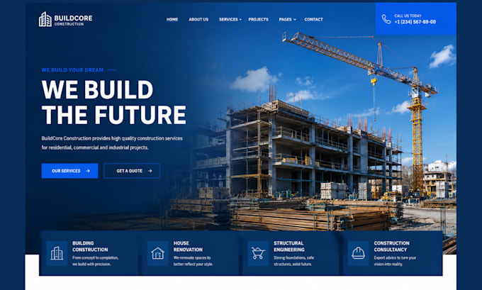 design construction website hvac website remodeling website roofing website ads
