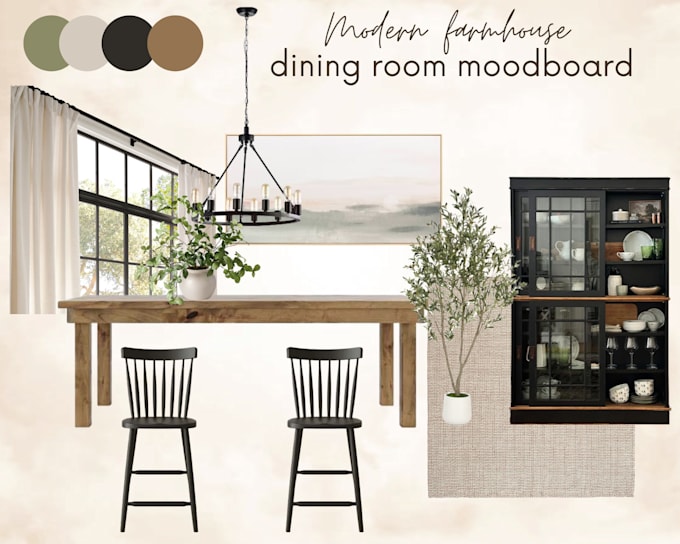 create an interior design moodboard