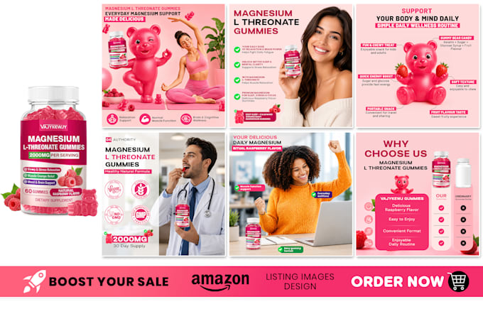 design amazon listing images and a plus content