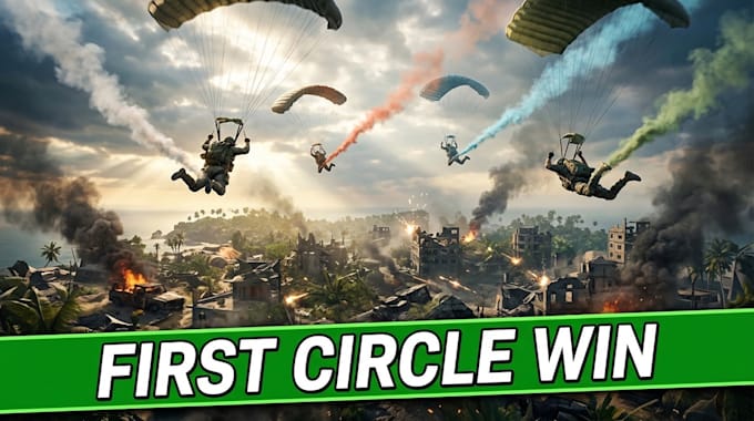 gaming youtube thumbnails with high CTR design