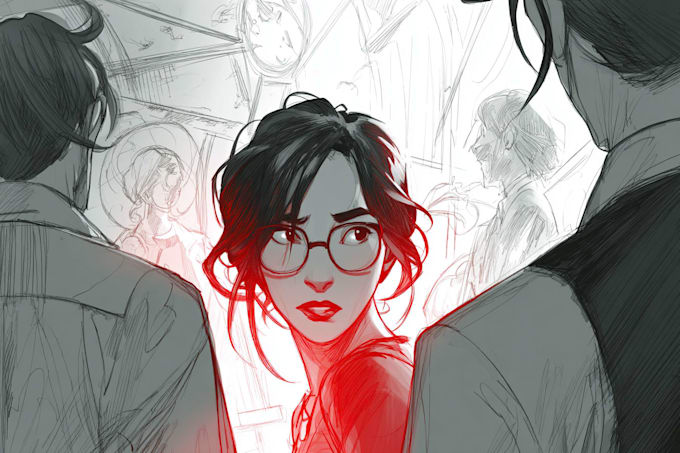 comic book illustration with comic book illustrator