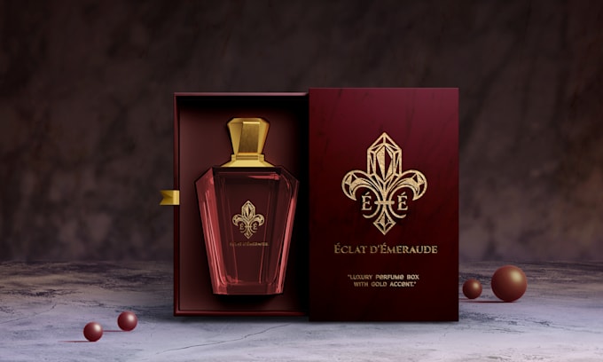 design perfume bottle label and fragrance sticker