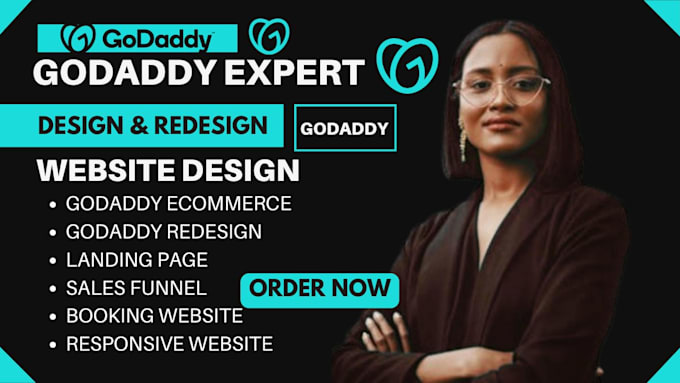 build a responsive godaddy website using godaddy website builder