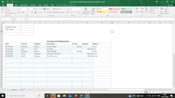 create professional excel spreadsheets, trackers and financial reports