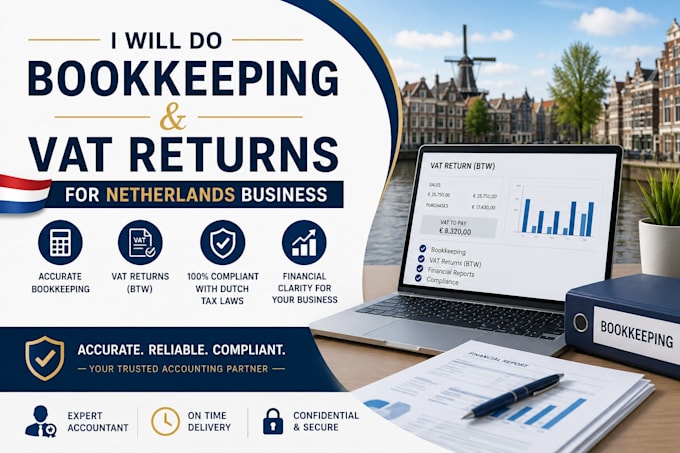 do bookkeeping and vat returns for netherlands business