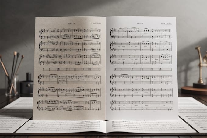 engrave and format professional sheet music for publishing and performances